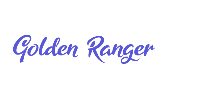 Golden Ranger Font Download