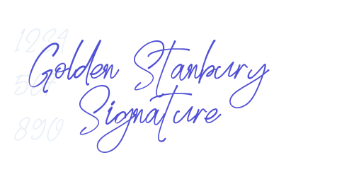 Golden Stanbury Signature-font-download