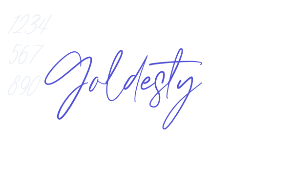 Goldesty font download