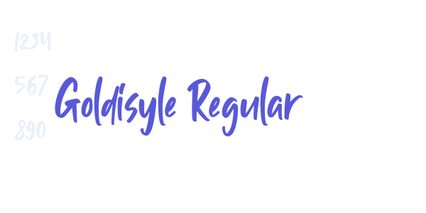 Goldisyle Regular font free