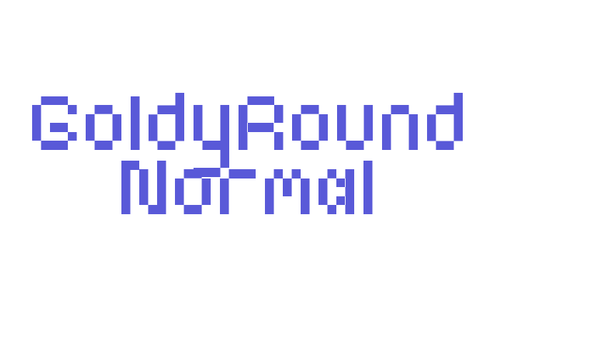 GoldyRound Normal Font