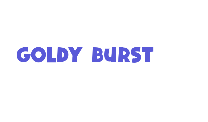 Goldy Burst Font