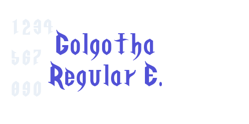 Golgotha Regular E.-font-download
