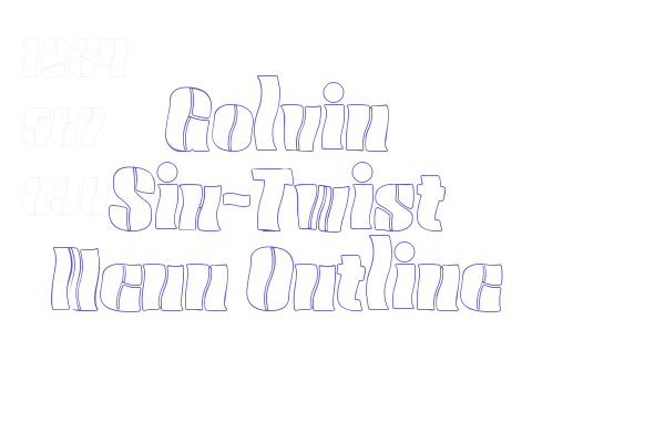 Golvin Six-Twist Neun Outline