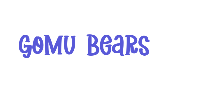 Gomu Bears Font Download