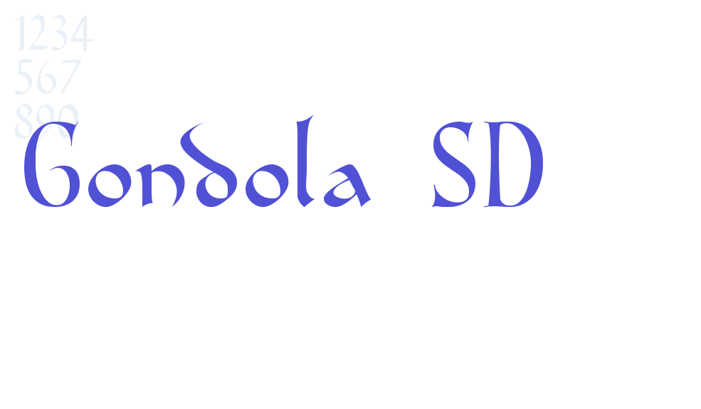 Gondola SD-font-download