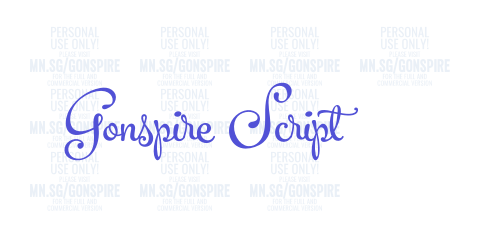 Gonspire Script-font-download