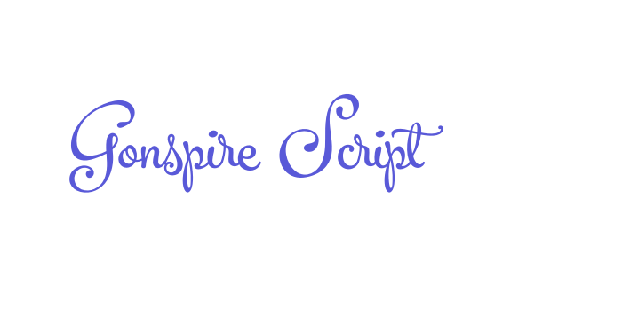 Gonspire Script Font