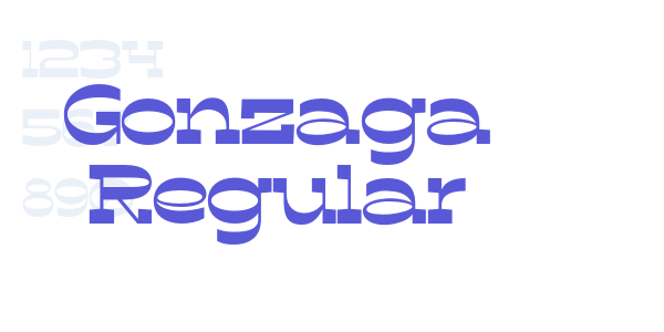 Gonzaga Regular font free