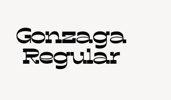 Gonzaga Regular Font