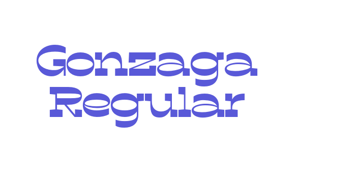 Gonzaga Regular Font Download