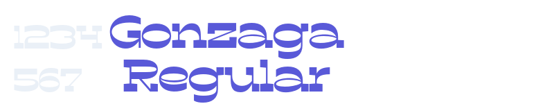Gonzaga Regular-related font