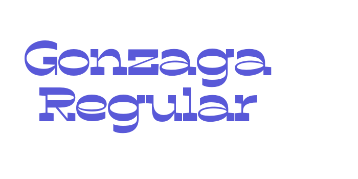 Gonzaga Regular Font