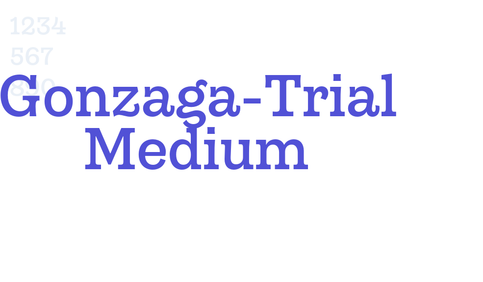 Gonzaga-Trial Medium-font-download