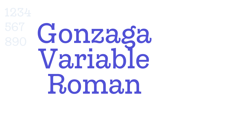 Gonzaga Variable Roman-font-download