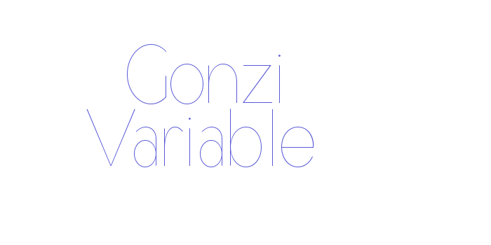 Gonzi Variable Font