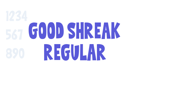 Good Shreak Regular font