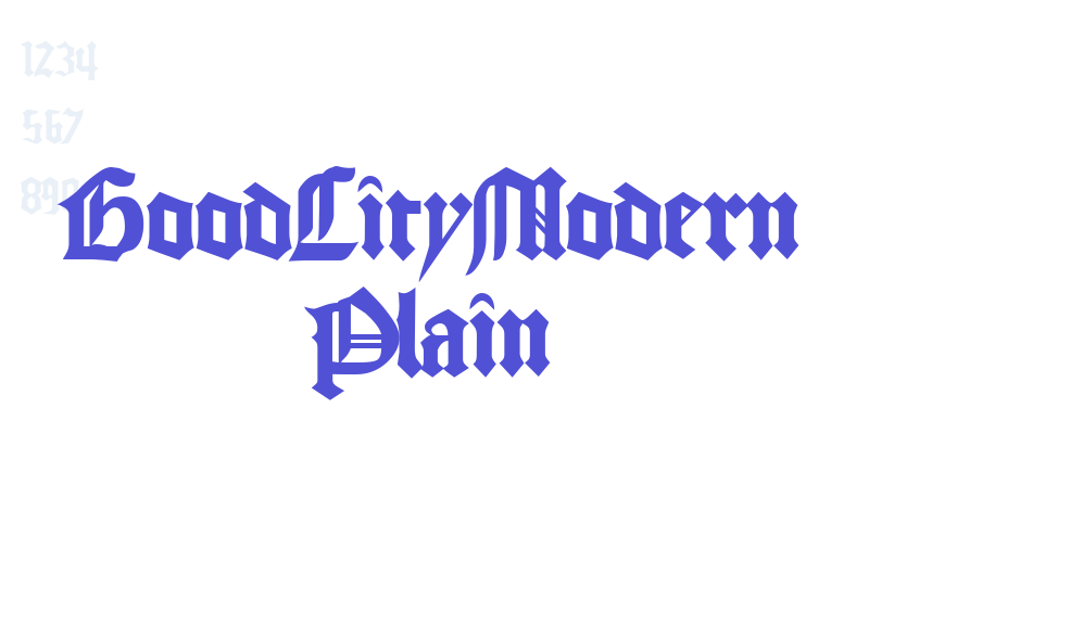 GoodCityModern Plain-font-download