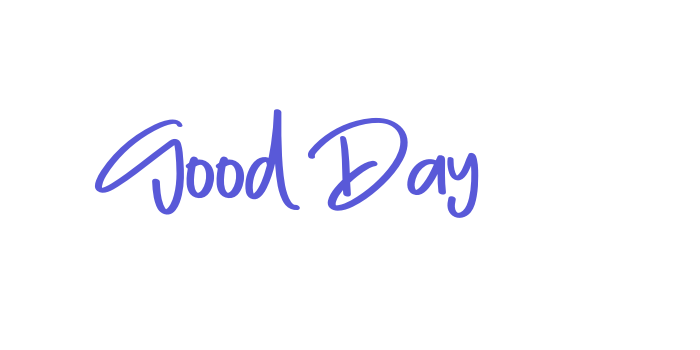 Download Good Day Font