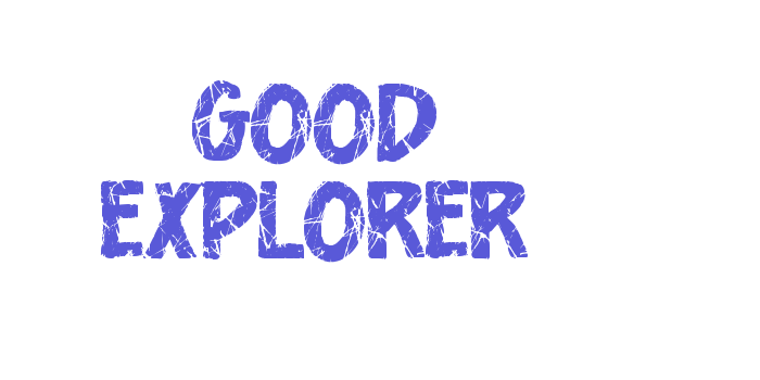 Good Explorer Font