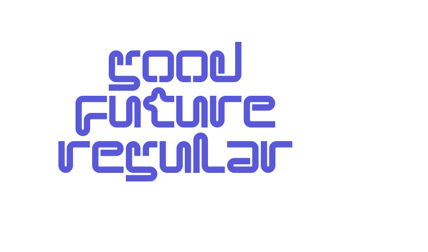 Good Future Regular Font Download