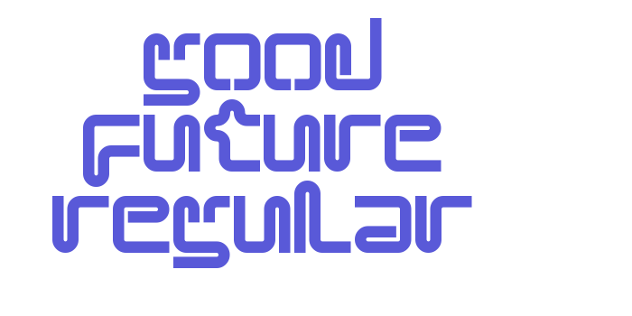 Good Future Regular Font