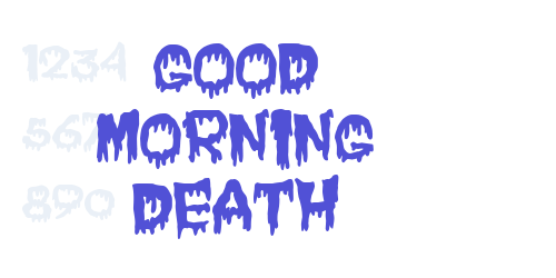 Good Morning Death-font-download