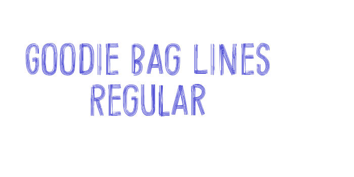 Goodie Bag Lines Regular Font Download