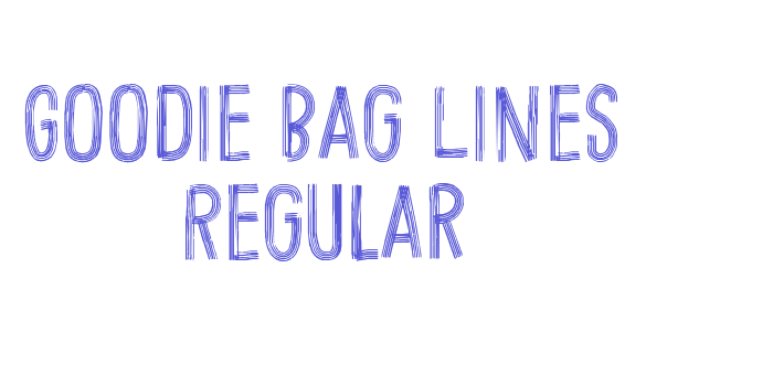 Goodie Bag Lines Regular Font