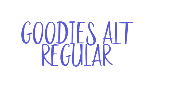 Goodies Alt2 Regular font free