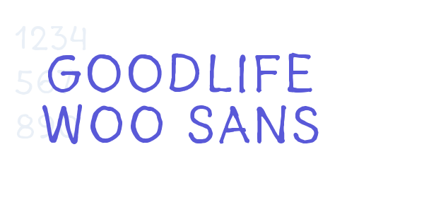 Goodlife W00 Sans font free