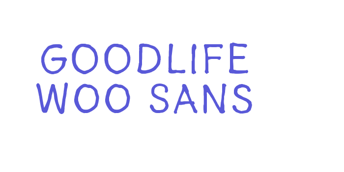 Goodlife W00 Sans Font Download