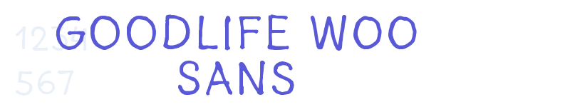 Goodlife W00 Sans-related font