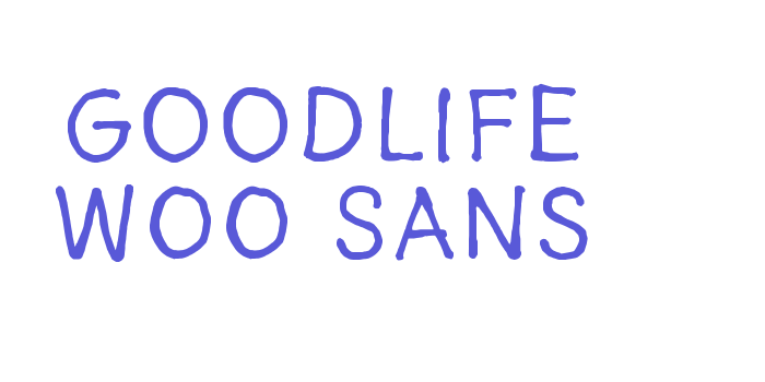 Goodlife W00 Sans Font