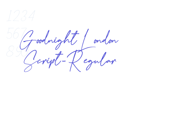 Goodnight London Script-Regular