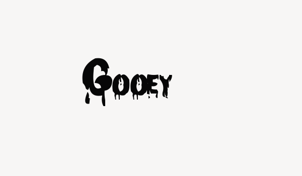 Gooey Font