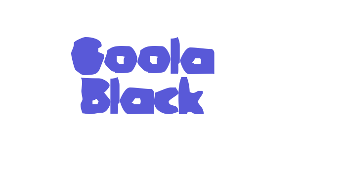 Goola Black Font Download