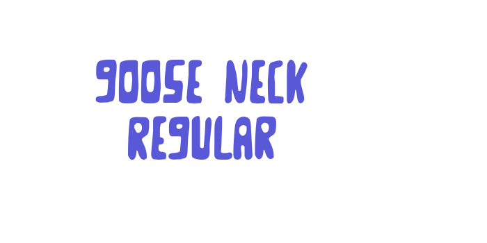 Goose Neck Regular Font Download