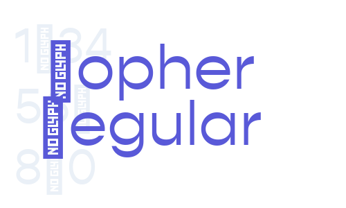 Gopher Regular Font Download