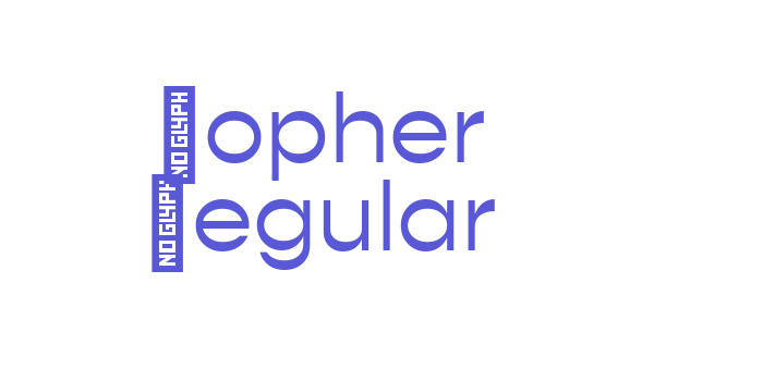 Download Gopher Regular Font