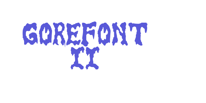 GoreFont II Font Download