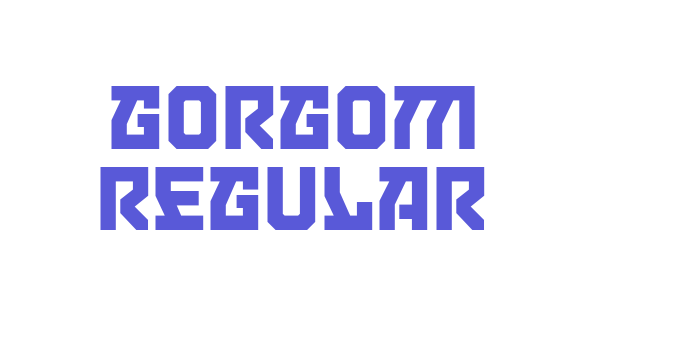 Gorgom Regular Font Download