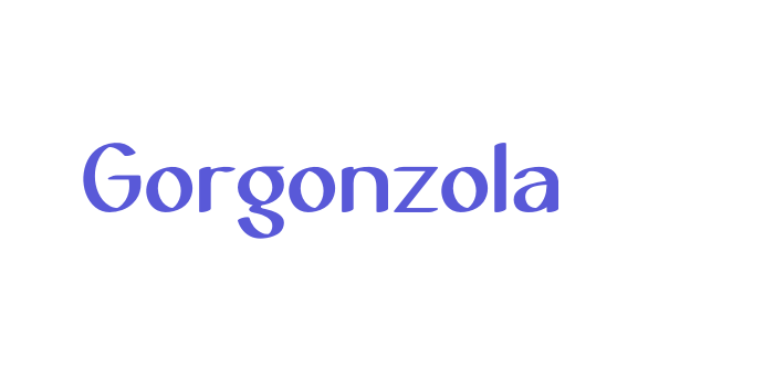 Gorgonzola Font Download