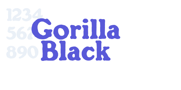 Gorilla Black font free