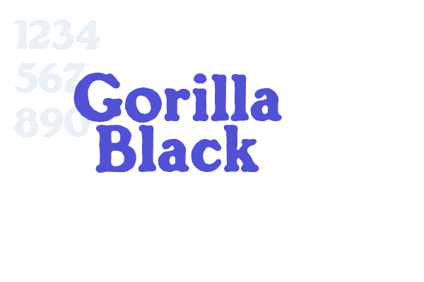 Gorilla Black Font Download