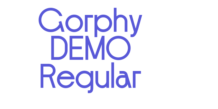 Gorphy DEMO Regular Font