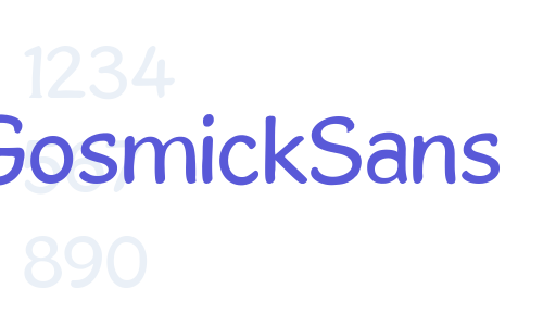 GosmickSans Font Download