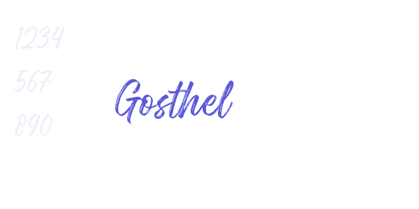 Gosthel font free