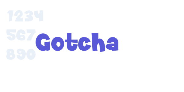 Gotcha font free