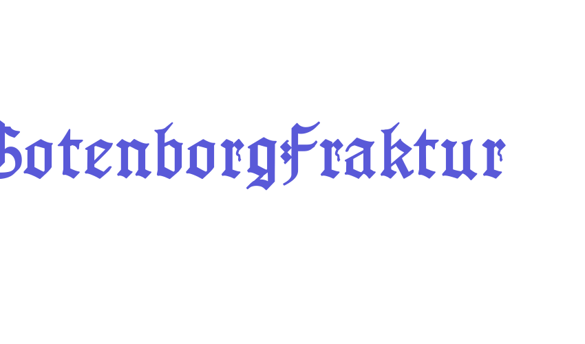 GotenborgFraktur Font